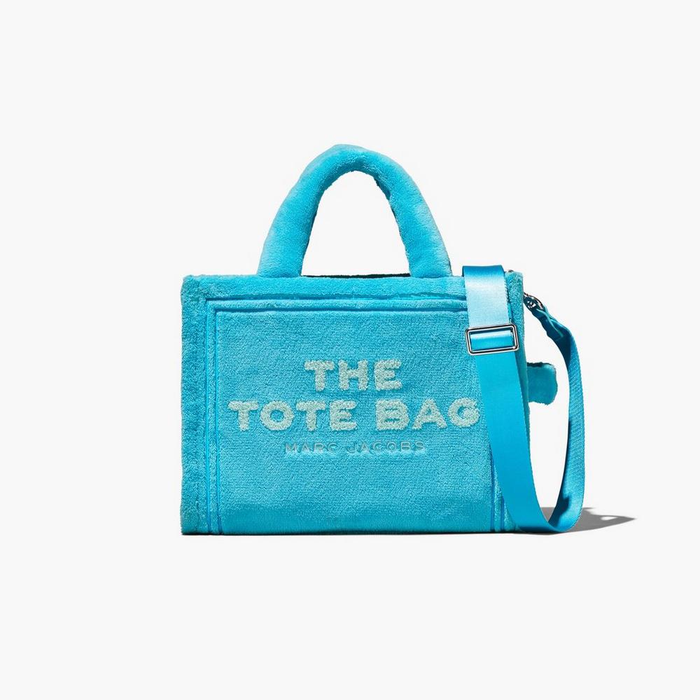 Bolso Tote Marc Jacobs Terry Medium Mujer Darkturquoise | 16835JFRE
