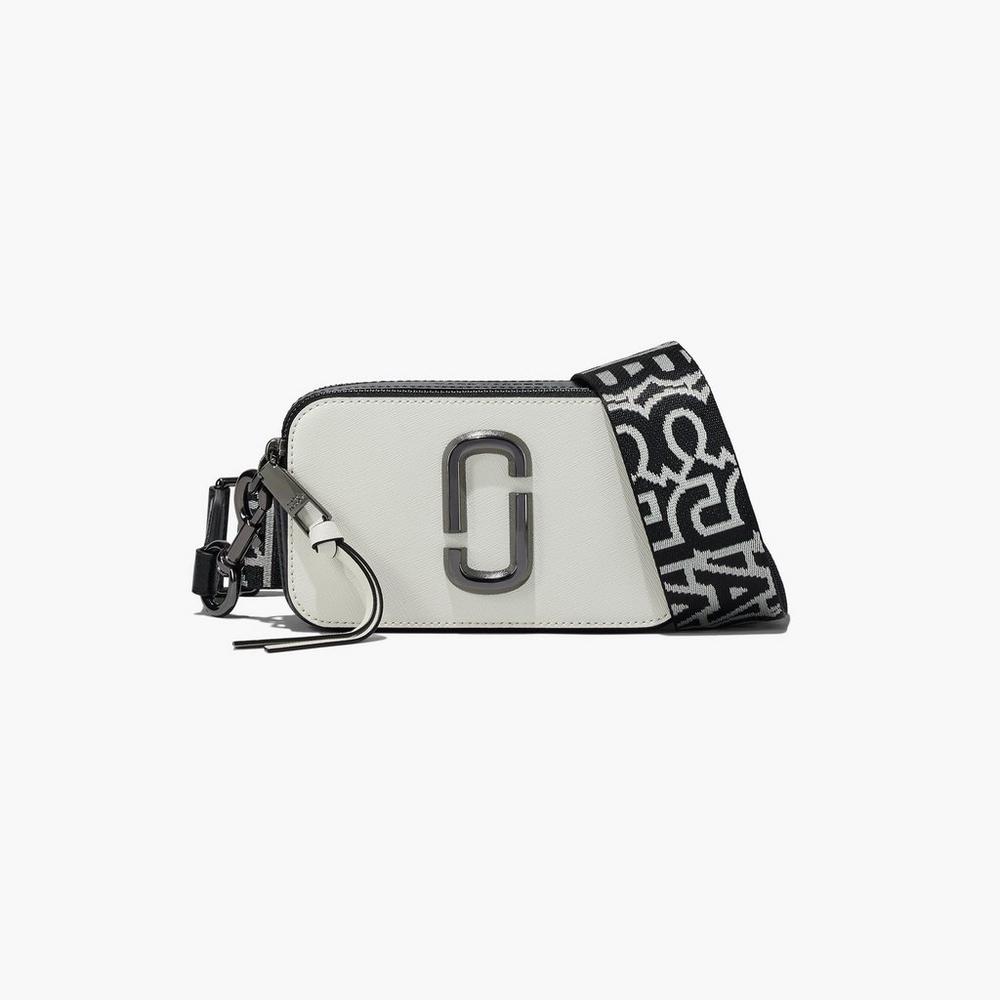 Bolsos Cruzados Marc Jacobs Bi-Color Mujer Negros Blancos | 40951PYUS