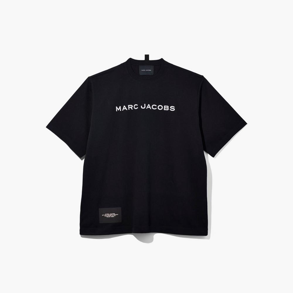 Camiseta Marc Jacobs Big T-Shirt Mujer Negros | 20781VLGM