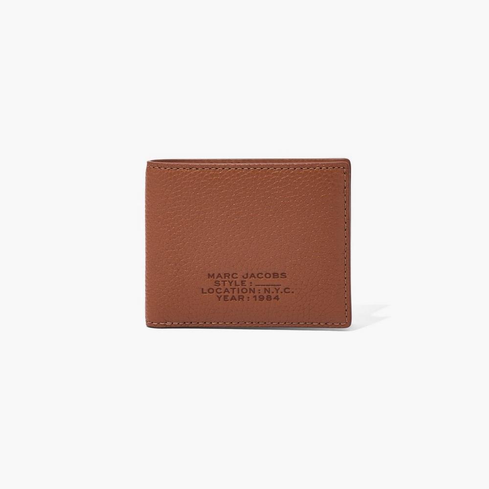 Carteras Grandes Marc Jacobs Cuero Billfold Mujer Marrom | 49065DFMX