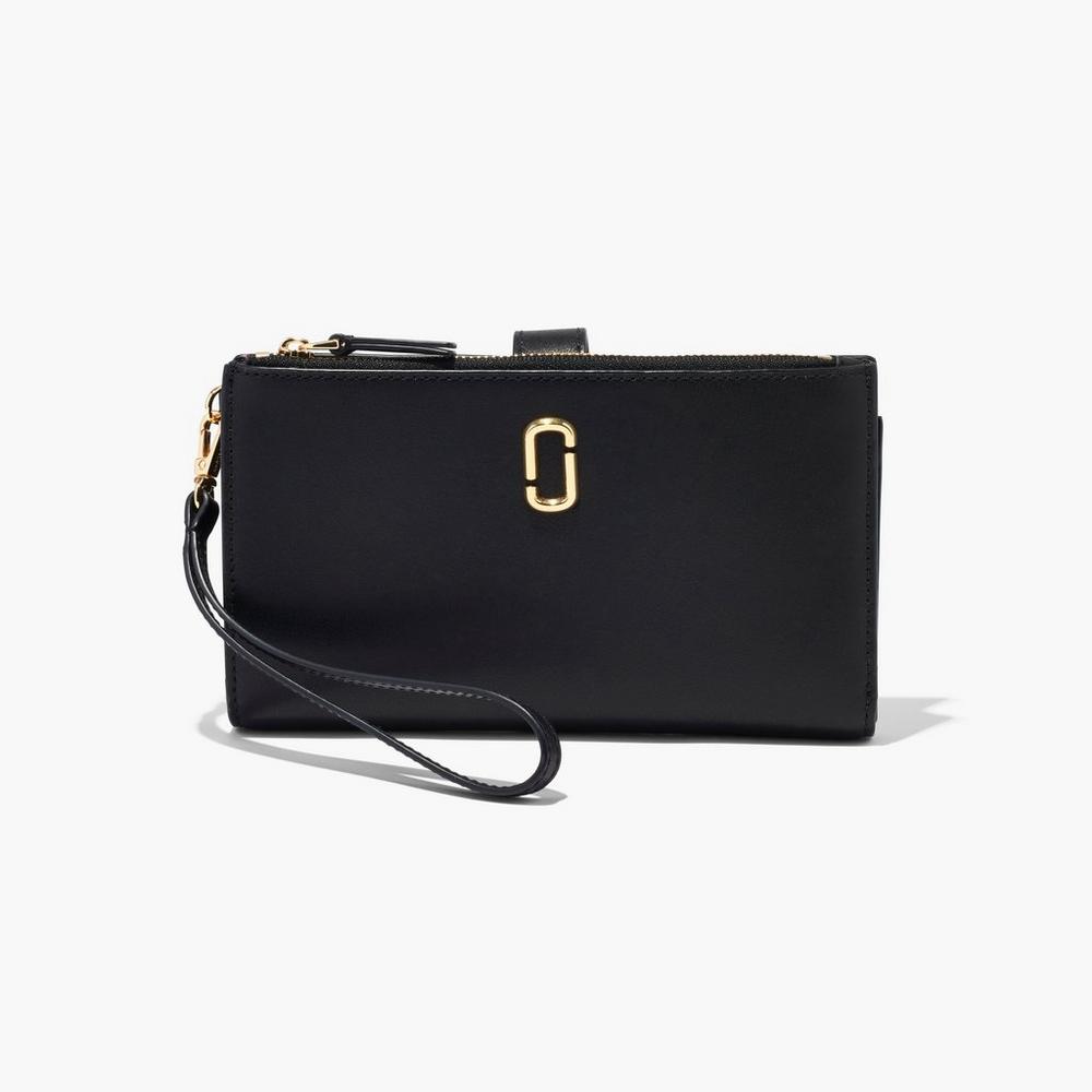 Carteras Grandes Marc Jacobs J Marc Phone Wristlet Mujer Negros | 62904XCYR