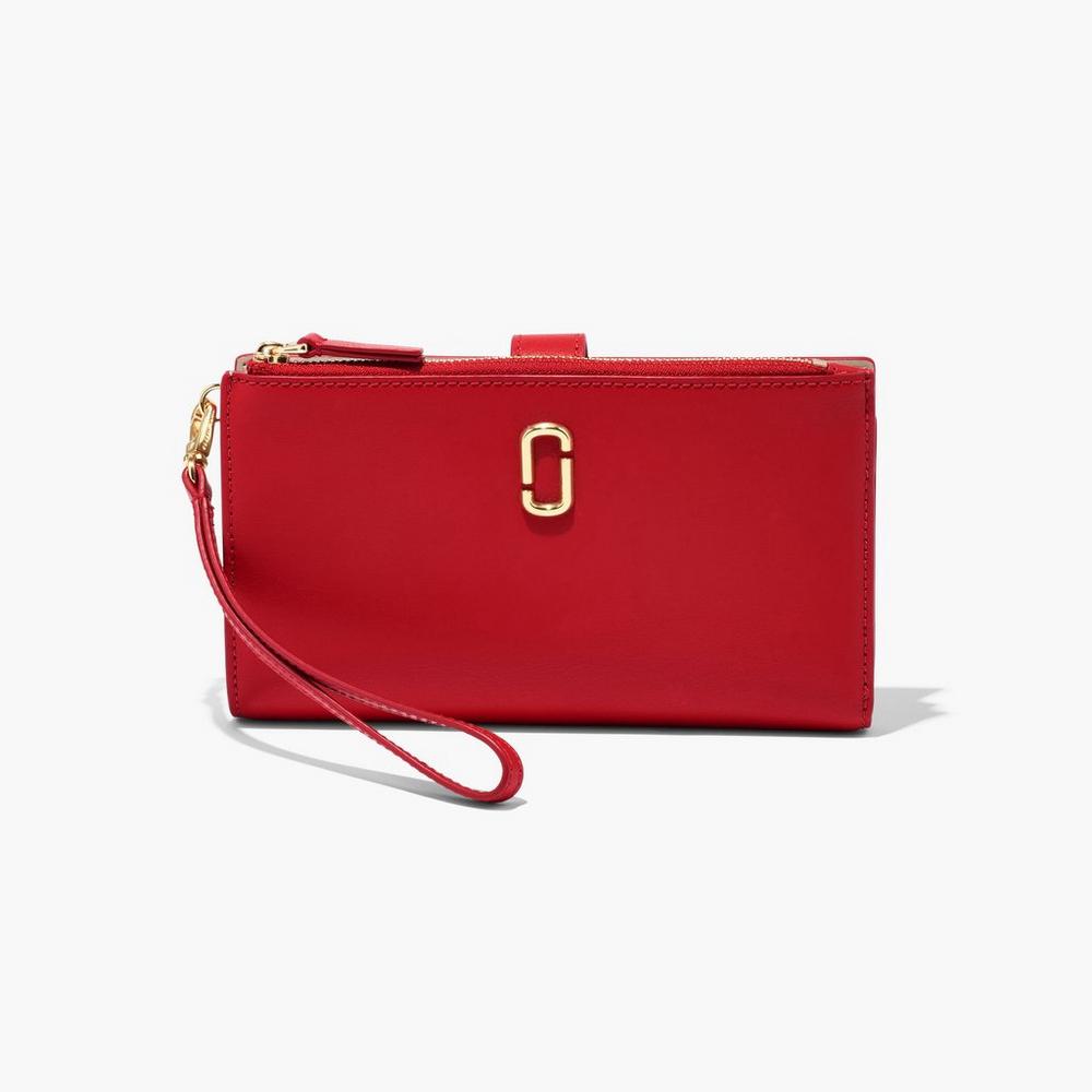 Carteras Grandes Marc Jacobs J Marc Phone Wristlet Mujer Rojos | 89312ACKJ