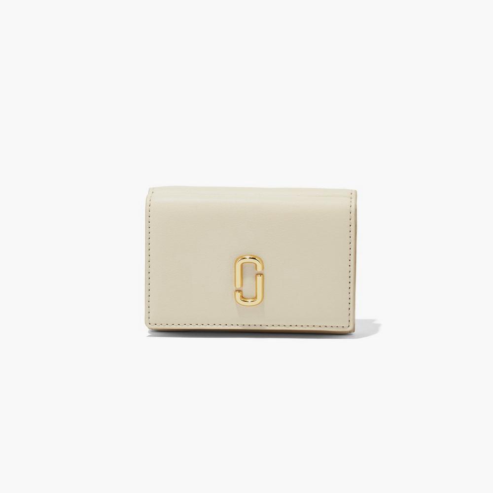 Carteras Grandes Marc Jacobs J Marc Trifold Mujer Blancos | 23489ZTXW