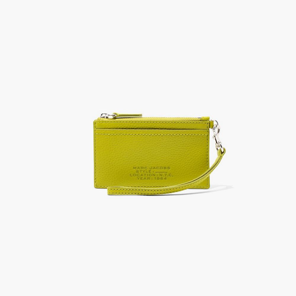 Carteras Pequeñas Marc Jacobs Cuero Top Zip Wristlet Mujer Doderblue | 06251OKXP