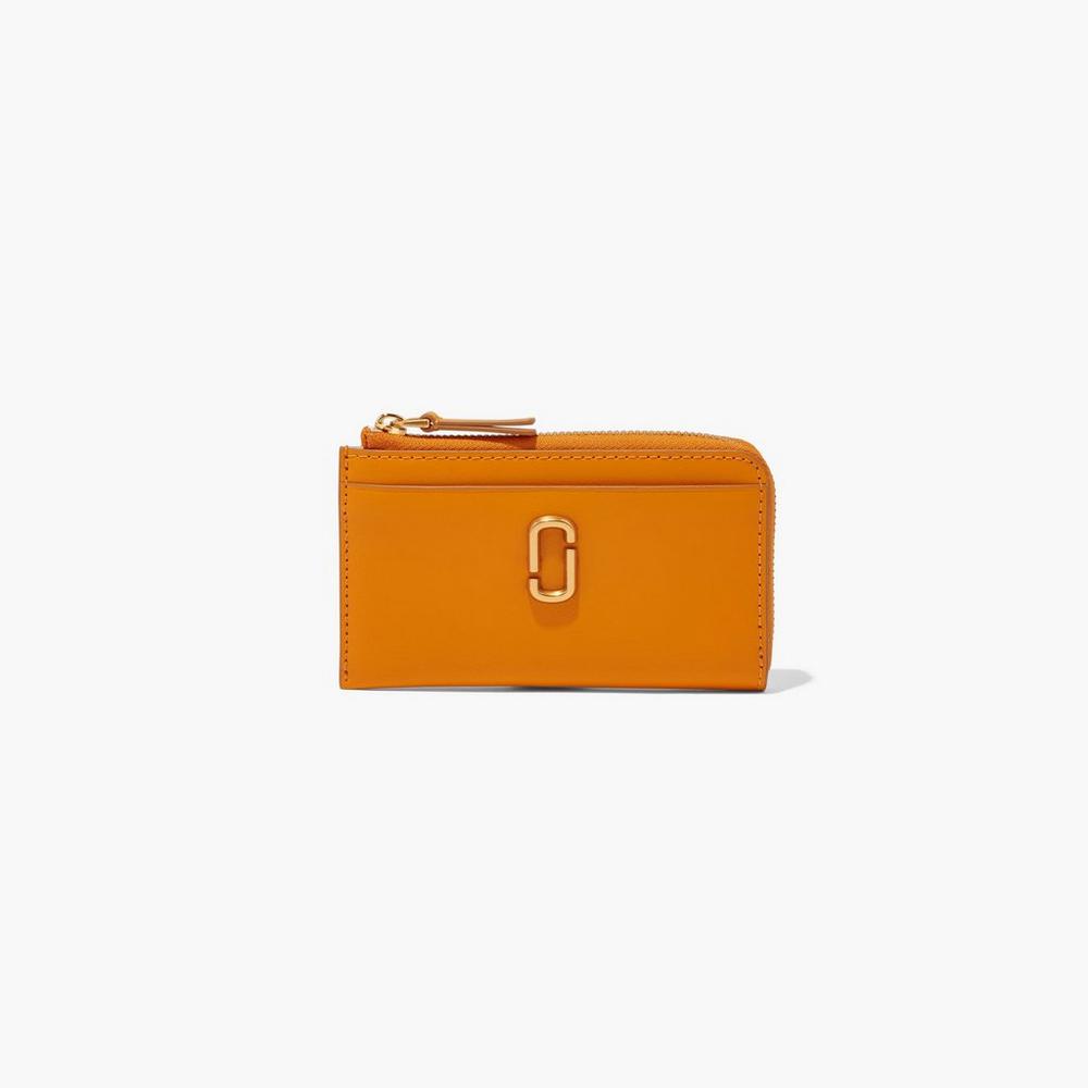 Carteras Pequeñas Marc Jacobs J Marc Top Zip Multi Mujer Darkorange | 46325RVZQ