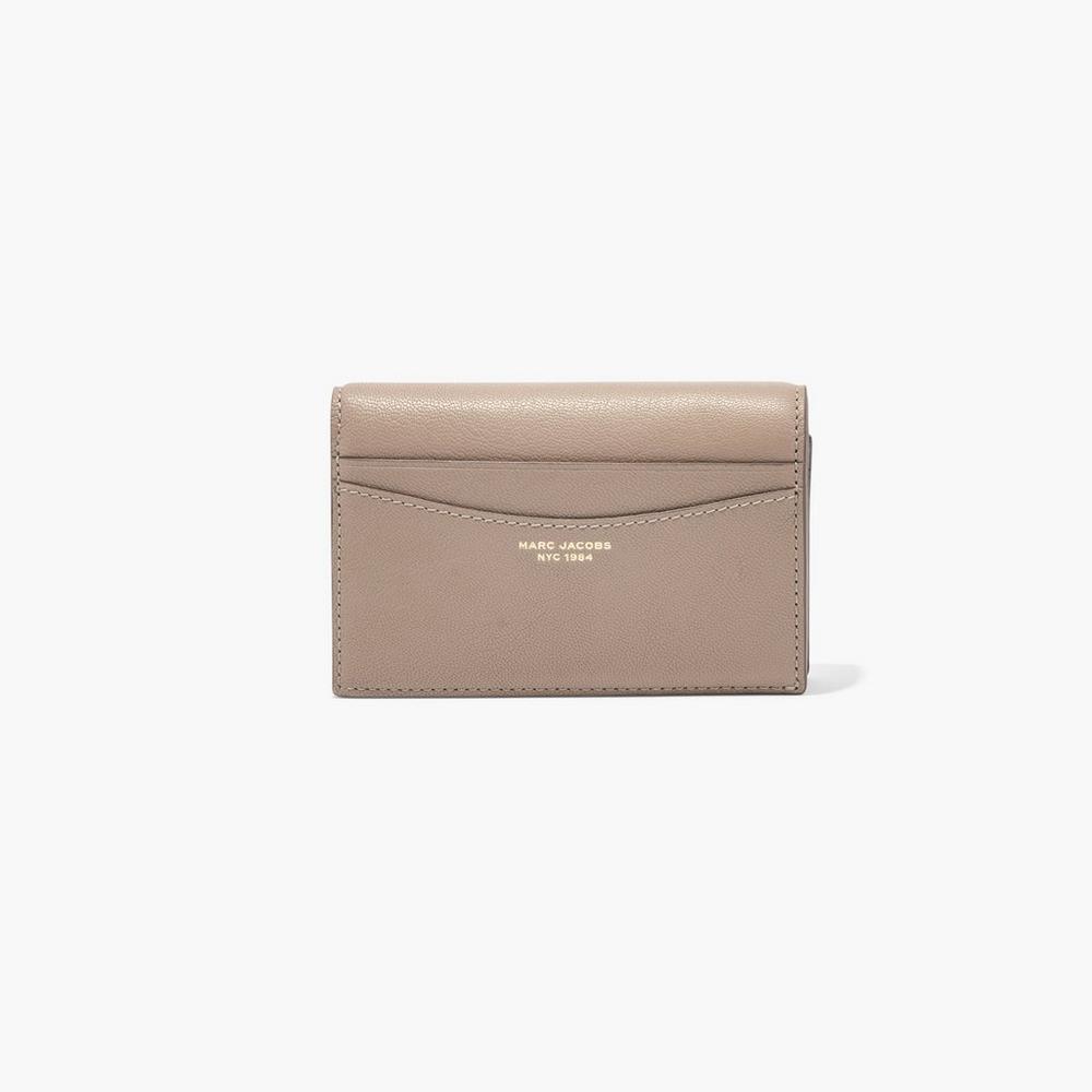 Carteras Pequeñas Marc Jacobs Slim 84 Bifold Mujer Marrom | 91862VBAE