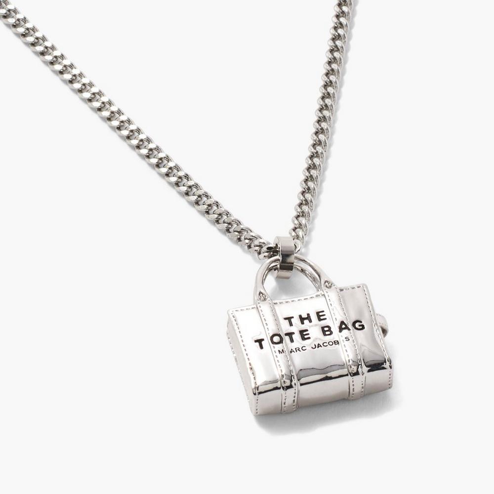 Collar Marc Jacobs Charm Mujer Azules Plateados | 79610JREW