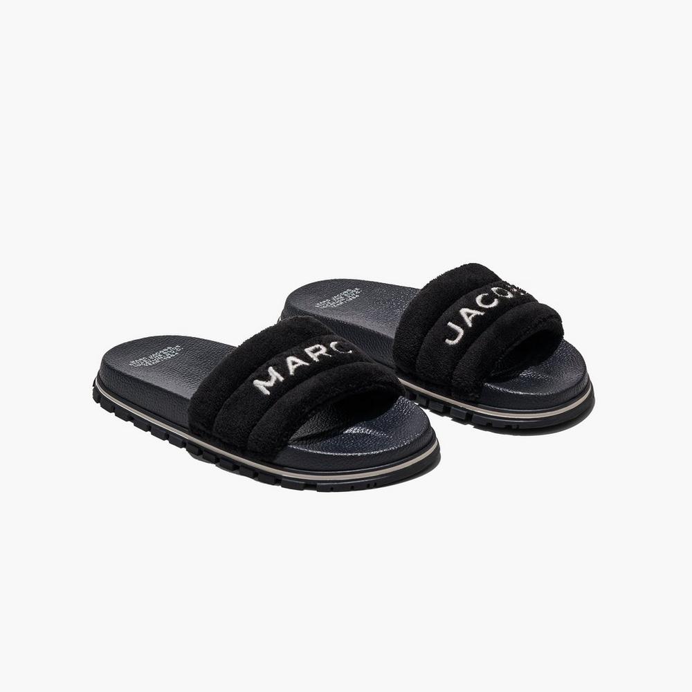 Slide Marc Jacobs Terry Mujer Negros | 35790LGMZ