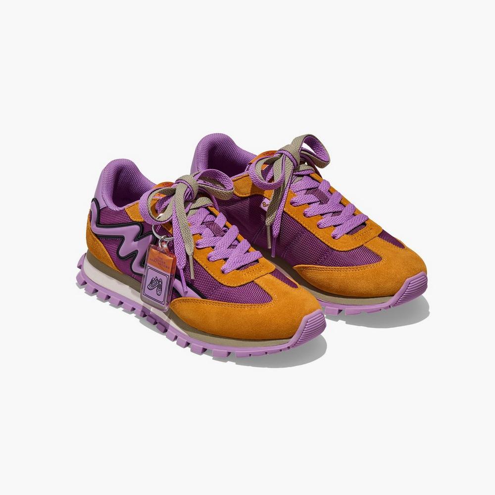 Tenis Marc Jacobs Jogger Mujer Morados Naranjas | 23675LJRZ